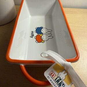 Miffy Colorful Ceramic Bread Loaf Baking Dish 🐰🧡💙💛❤️